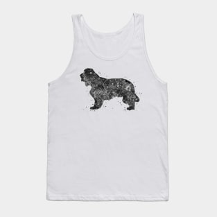 Cocker spaniel dog black and white Tank Top